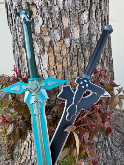 Dual Swords of the Black Knight – Foam Replica for Cosplay & Display