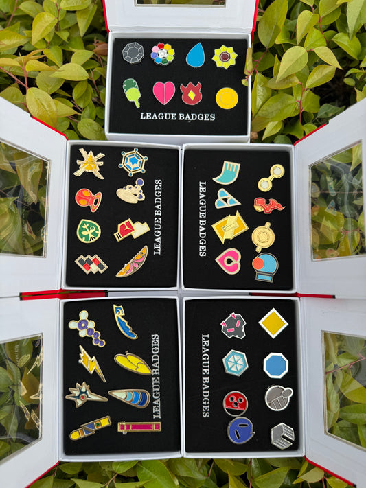 Creature Companion Pin Set – Collector’s Box with 8 Enamel Pins